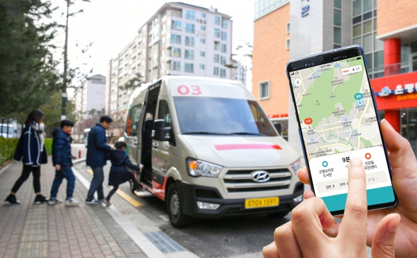 현대자동차는 KST모빌리티와 함께 오는 14일부터 서울 은평뉴타운(은평구 진관동)에서 커뮤니티형 모빌리티 서비스 ‘셔클(Shucle)’의 시범 운영을 시작한다고 밝혔다. 사진 현대차 제공