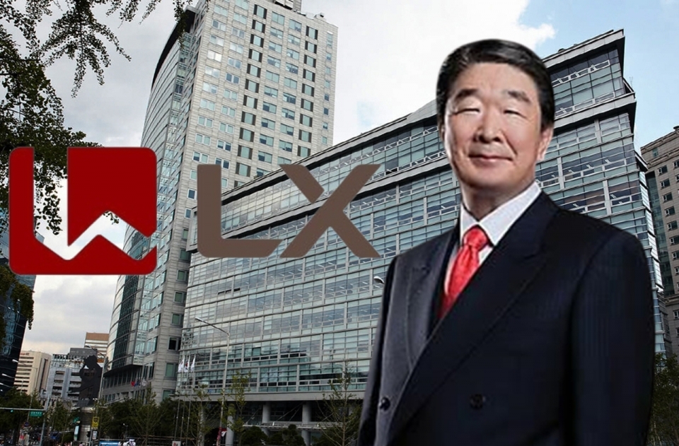 구본준 LX그룹 회장 및 LX 주력 회사들이 최근 입주한 LG광화문빌딩. 사진 뉴스락 편집.