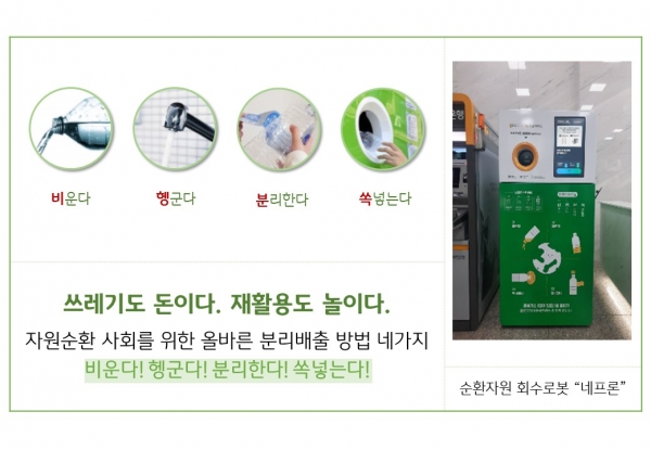 KB국민카드가 ‘스마트 인공지능 분리수거기’를 사내에 설치하고 직원 참여 캠페인을 실시한다. KB국민카드 제공