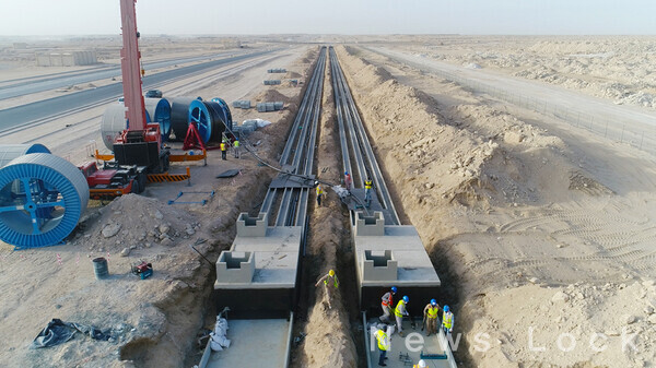 대한전선은 쿠웨이트 수전력청이 발주한 400kV 초고압 전력망 프로젝트를 수주하며 전력망 시장의 경쟁력을 입증했다. 대한전선 제공 [뉴스락]