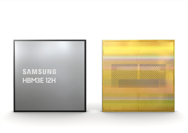 삼성전자가 업계 최초로 36GB(기가바이트) HBM3E(5세대 HBM) 12H(High, 12단 적층) D램 개발에 성공하고 고용량 HBM 시장 선점에 나선다. 삼성전자 제공 [뉴스락]