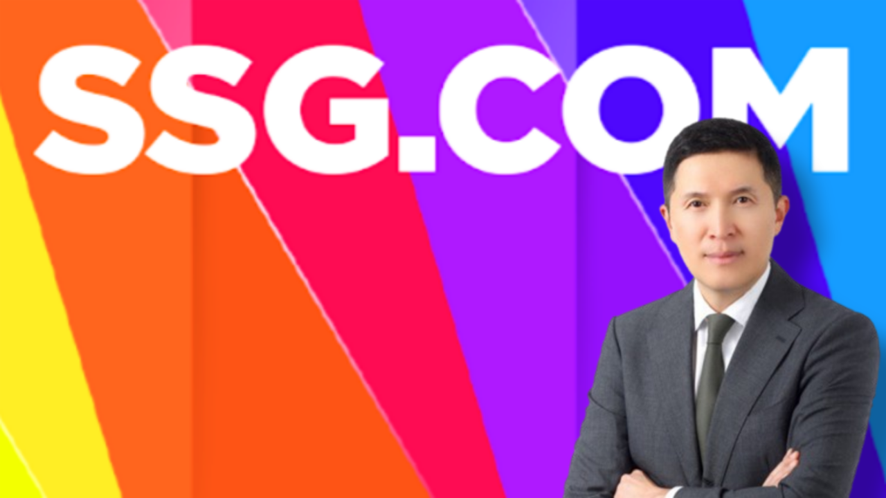 SSG닷컴 로고 CI 및 이인영 대표. SSG닷컴 제공 [뉴스락 편집]