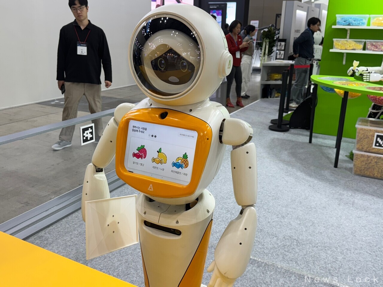 에이로봇 AI 기반 음성 인식 로봇. 사진=강동완 기자 [뉴스락]