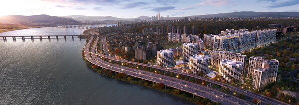 삼성물산 한남4구역 제안 조감도. 삼성물산 제공 [뉴스락]