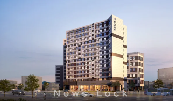 서울 강서구 공항동에 위치한 '더트루엘마곡HQ' 정면 투시도. 일성건설 제공 [뉴스락]