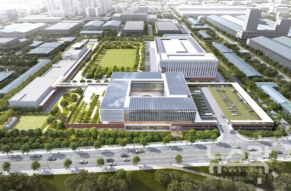 한화시스템 구미 신사업장 조감도. 사진=한화시스템 [뉴스락]