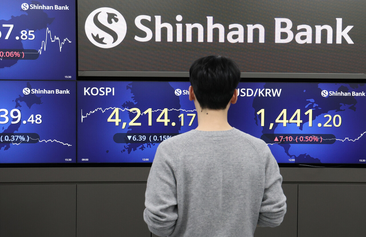 코스피 4214로 마감... 삼성전자 12만원선은 아쉽게 내줘 < 금융 ׀ 증권 ׀ 보험 ׀ 카드 ׀ 공기업 < 경제 < 기사본문 -  뉴스락