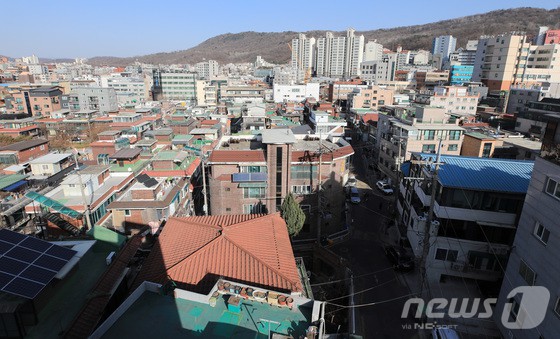 정비사업이 예정된 서울 면목동 일대 모습. [뉴스락]